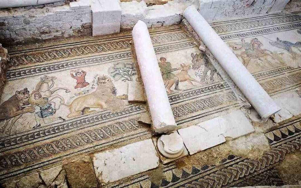 mosaico de la villa romana de Salar, Granada