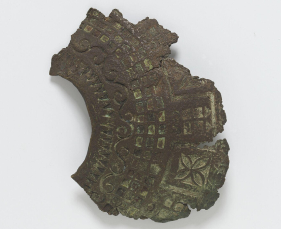 Fragmento de Hildburgh o Copa de Léon. Posible souvenir del Muro de Adriano