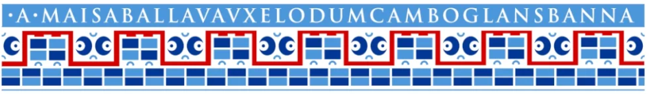 recreación de la decoración de la Copa de Rudge