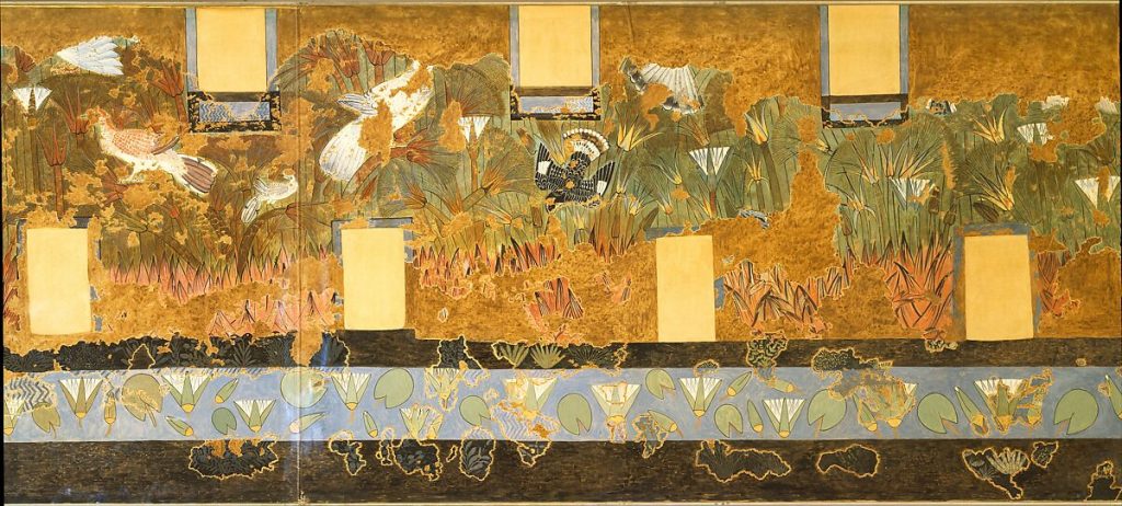 Pinturas murales de la Sala Verde de Amarna en el Metropolitan Museum de Nueva York