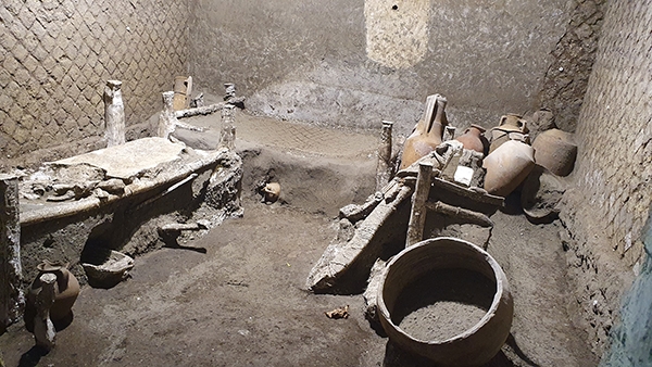 habitación de los esclavos en Civita Giuliana, Pompeya