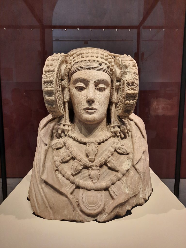 Busto de la Dama de Elche en el MAN Madrid