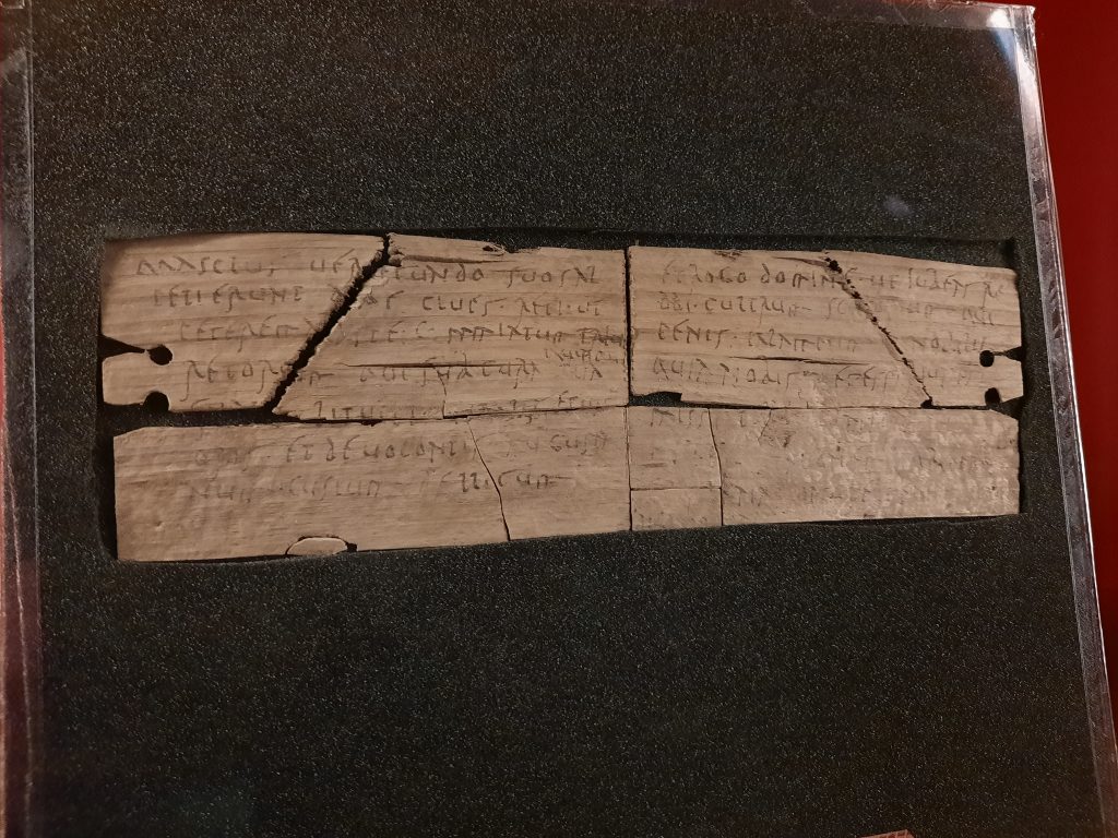 Tablilla del Museo de Vindolanda