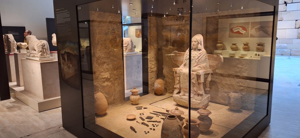 Exposición de la Dama de Baza en el Museo Arqueológico Nacional de Madrid
