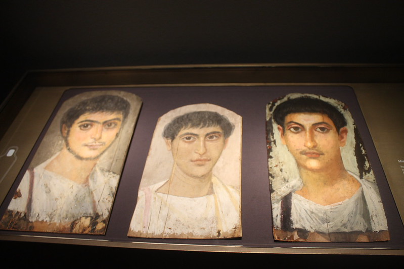 retratos de El Fayum que se conservan en el Ny Carlsberg Glyptotek de Copenhague