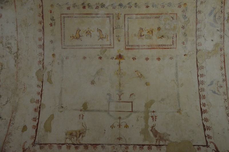 pinturas murales de la Domus Aurea de Nerón en Roma