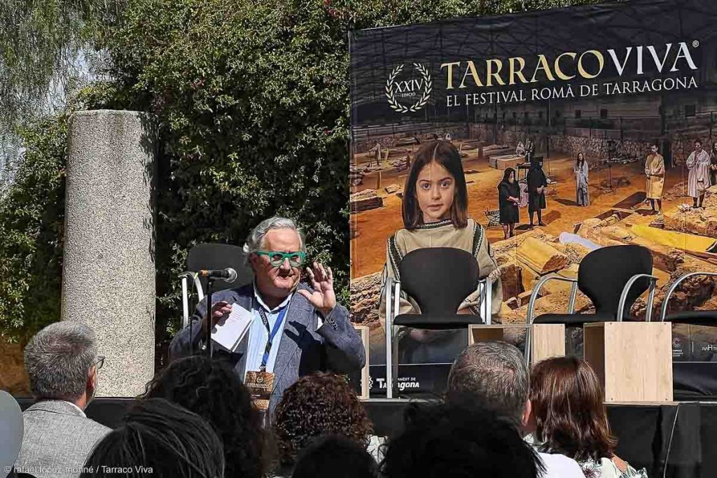 Magí Seritjol en el acto inaugural de la XXIV edición de Tarraco Viva
