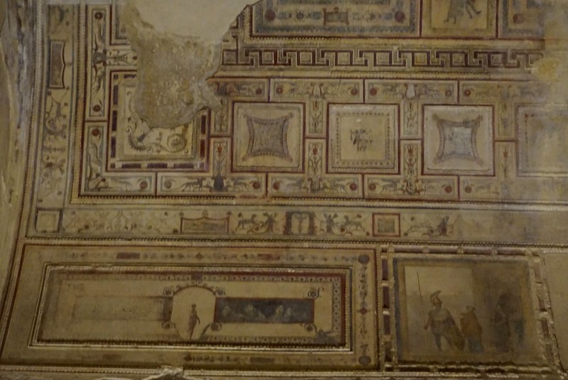 Grutescos de la domus aurea de Nerón en Roma