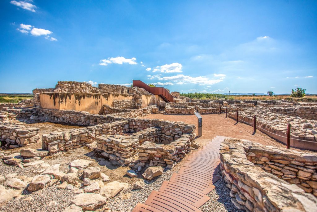 interior de la fortaleza de Els Vilars d'Arbeca