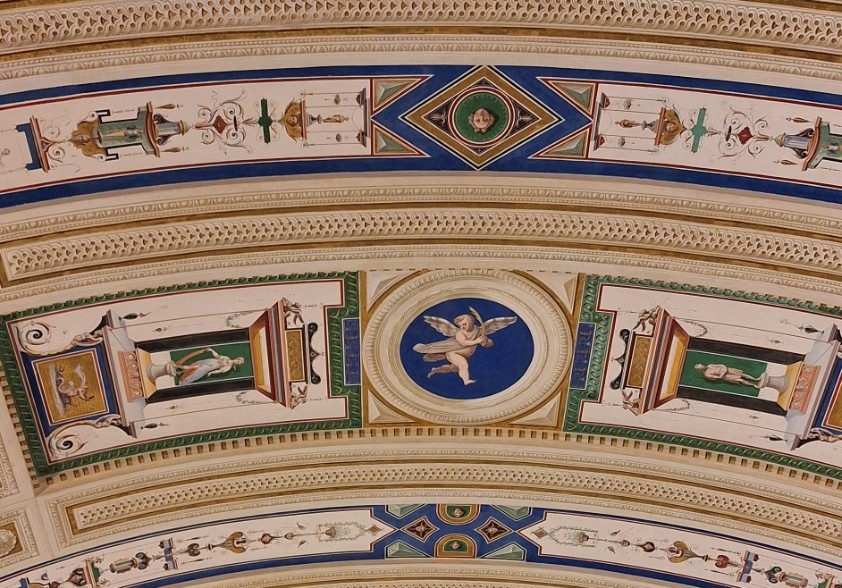 Grutescos de la sala capitular del Monasterio de El Escorial
