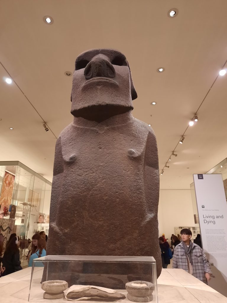 Moai de Rapa Nui en el Museo Británico
