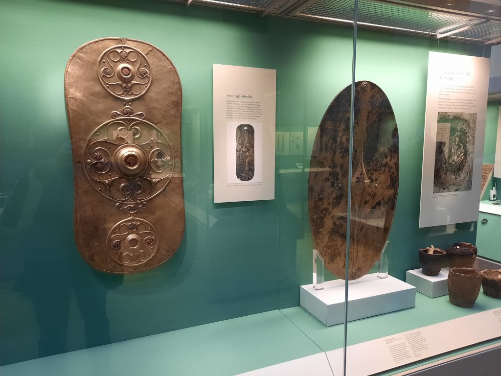 escudos de la Edad del Hierro en el Museo Británico
