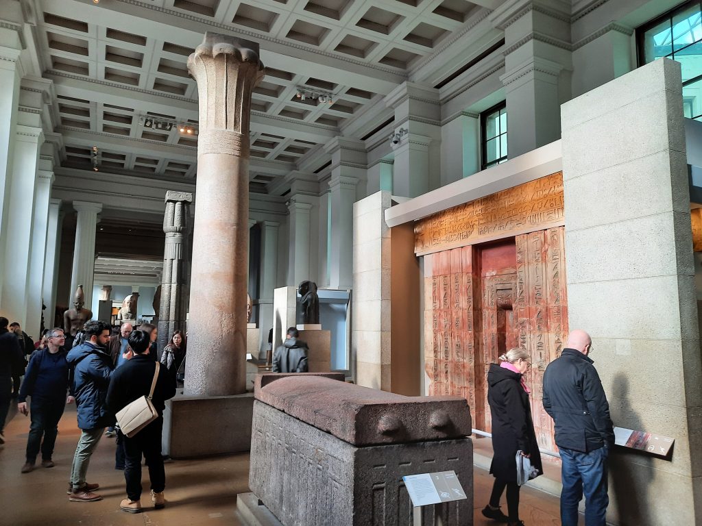 salas egipcias del Museo Británico