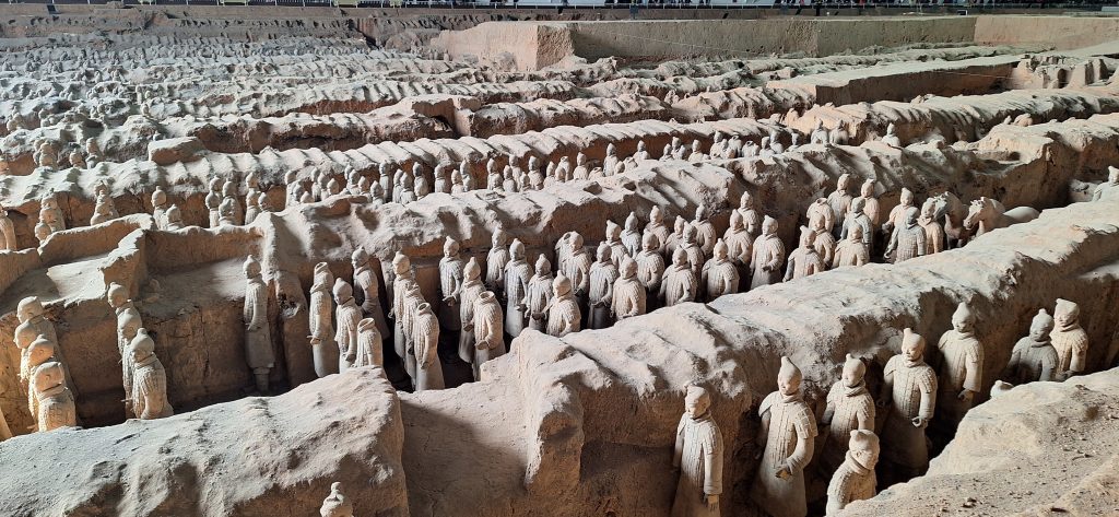 Antigua China. Guerreros de terracota