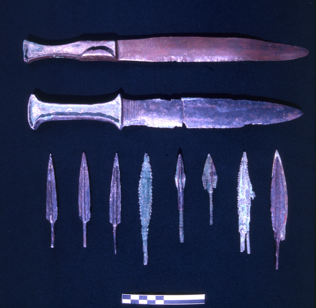 Armas halladas en Pi-Ramsés