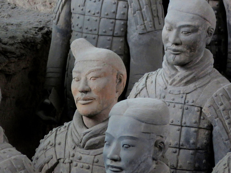 China. Guerreros de terracota