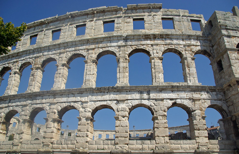Anfiteatro romano de Pula, Croacia