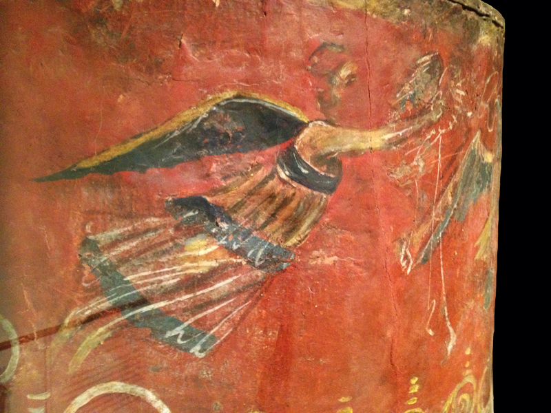 representación de la Victoria en el scutum de Dura Europos