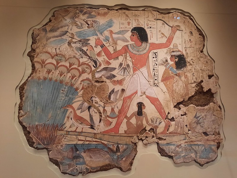 Museo Británico de Londres pinturas murales de Nebamun en el Museo Británico de Londres