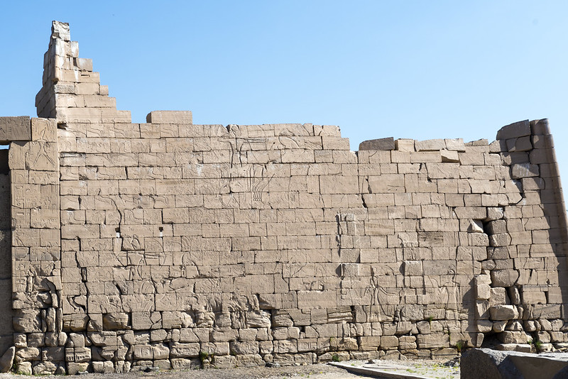 Ramesseum. Primer pilono