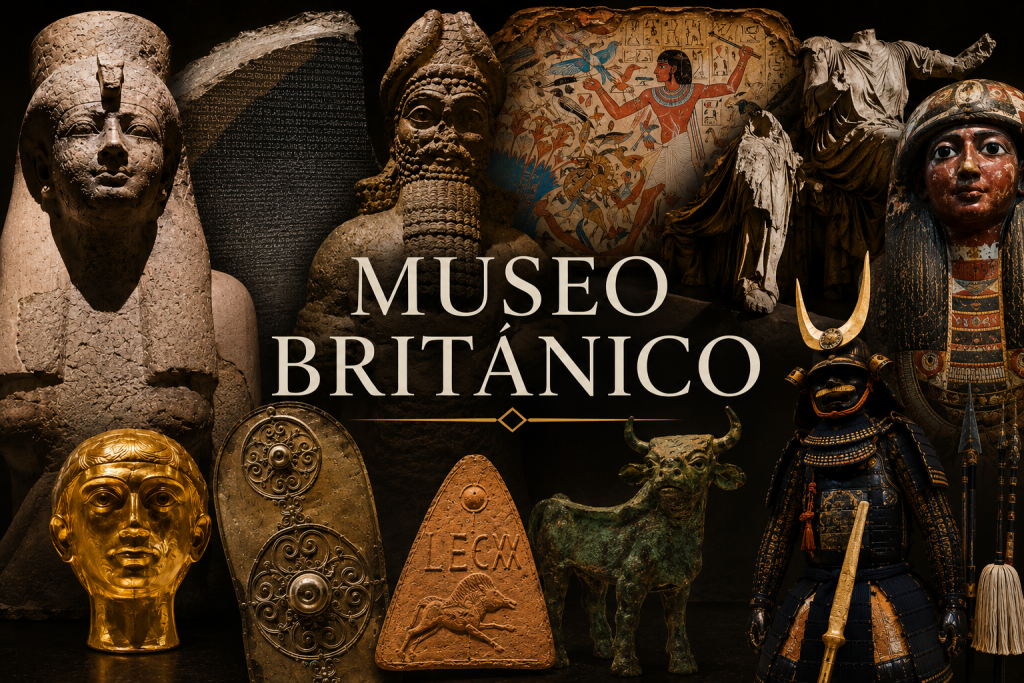 Creación artística sobre objetos del Museo Británico
