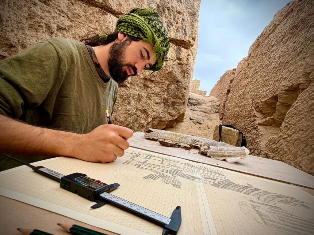 trabajando en Qubbet el-Hawa