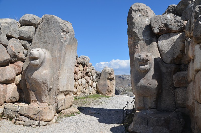 Puerta de los Leones de Hattusa