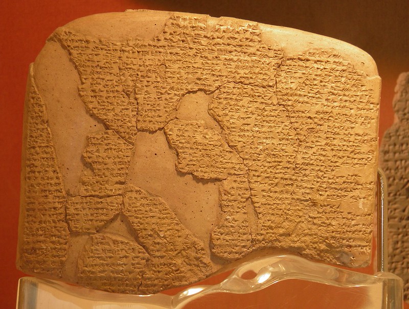 Tablilla con el tratado de Kadesh