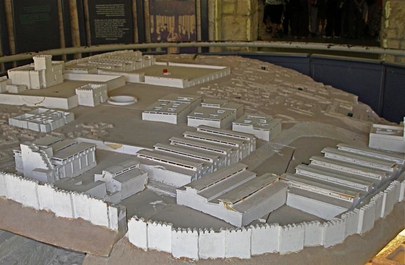 Maqueta de Megiddo