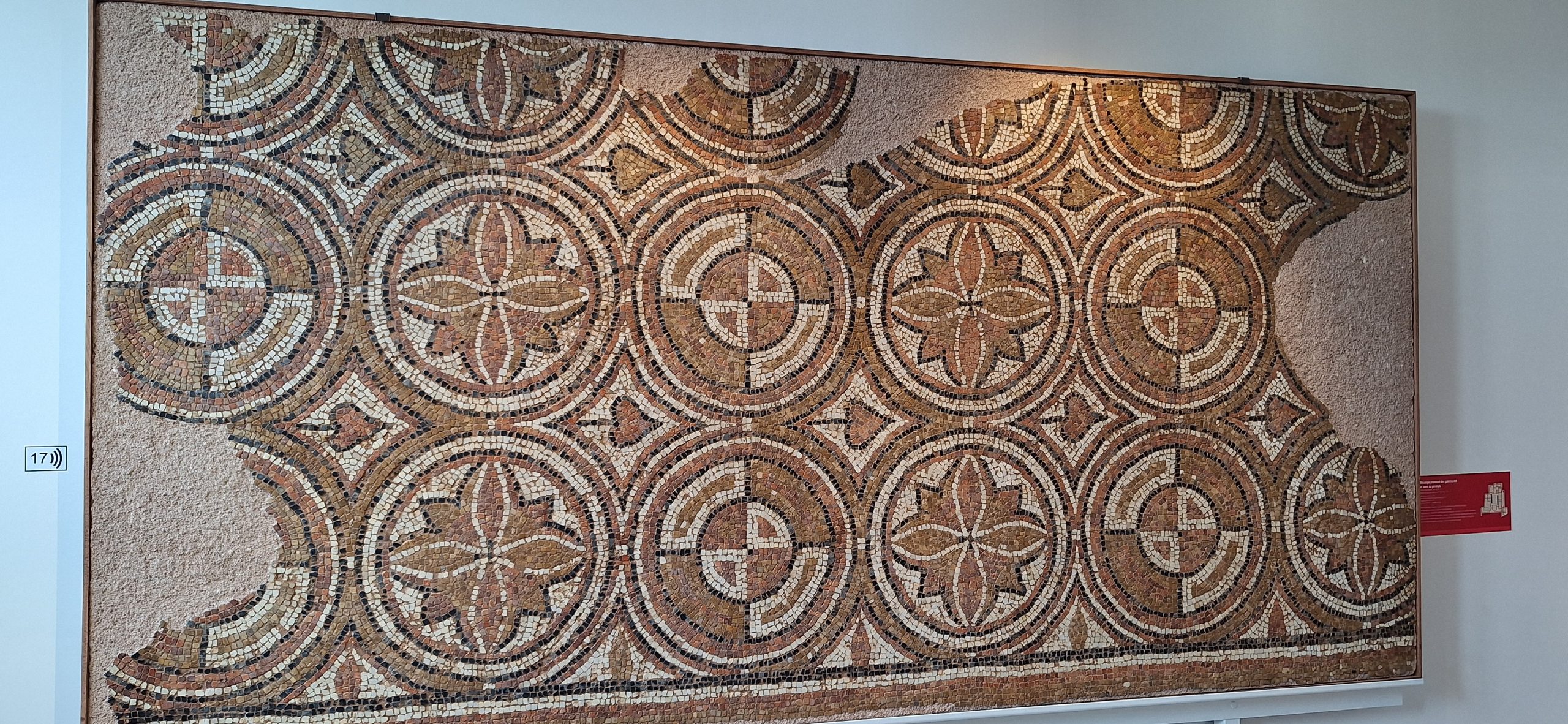 mosaicos de la villa romana de Lalonquette