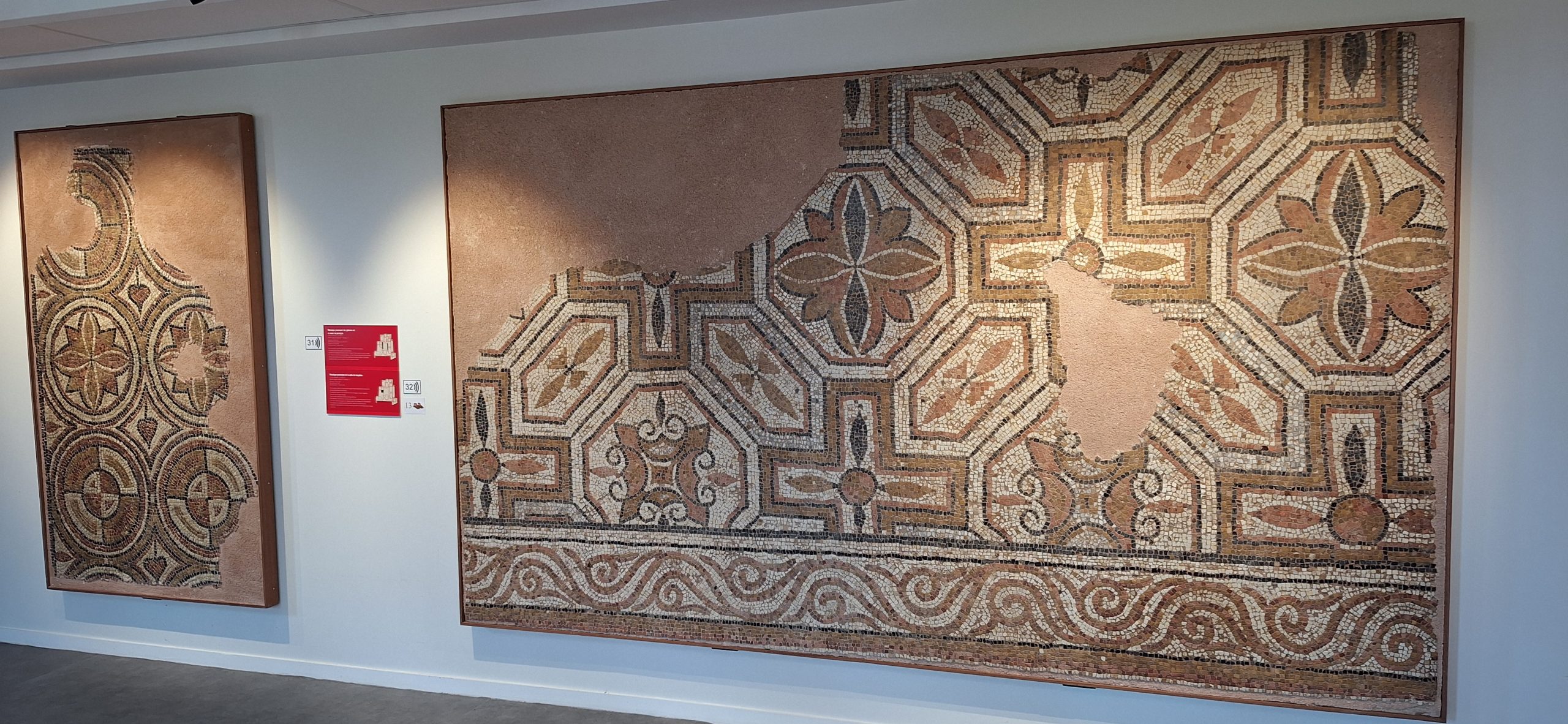 mosaicos de la villa romana de Lalonquette