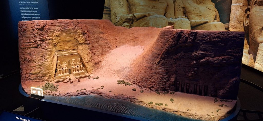 Maqueta de Abu Simbel