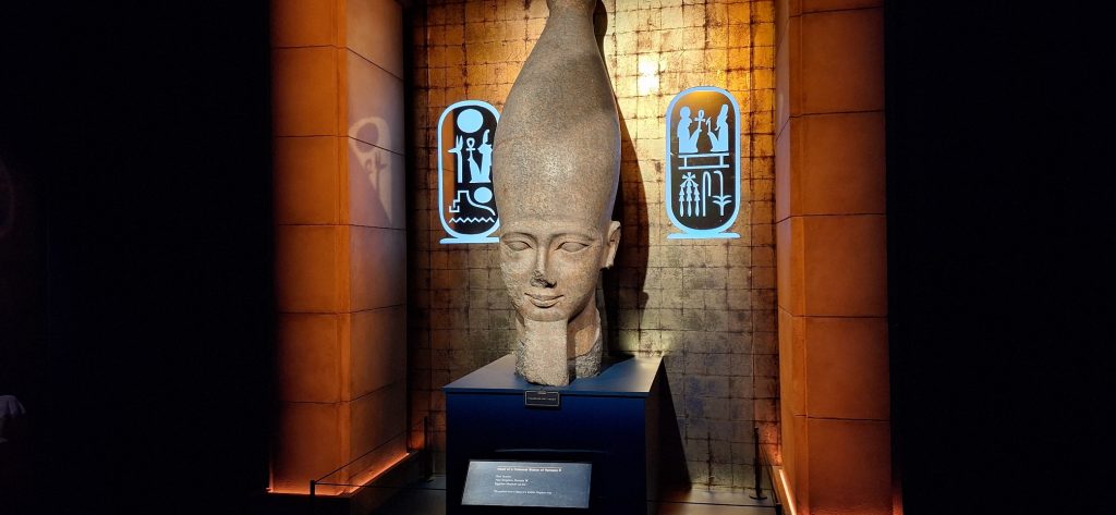 Cabeza colosal de Ramsés II