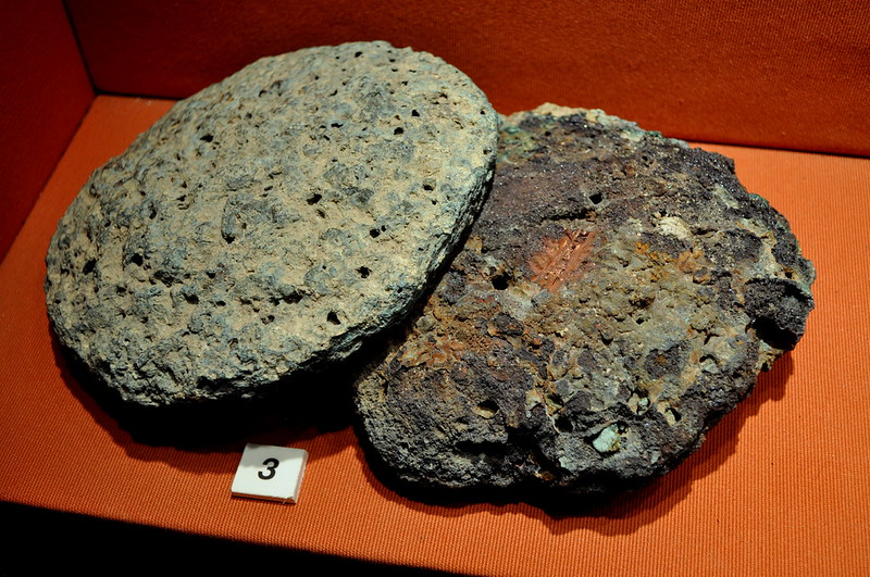lingotes de cobre procedentes del Uluburun