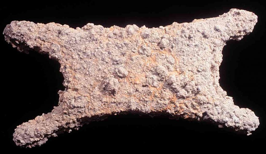lingote de estaño procedente del Uluburun