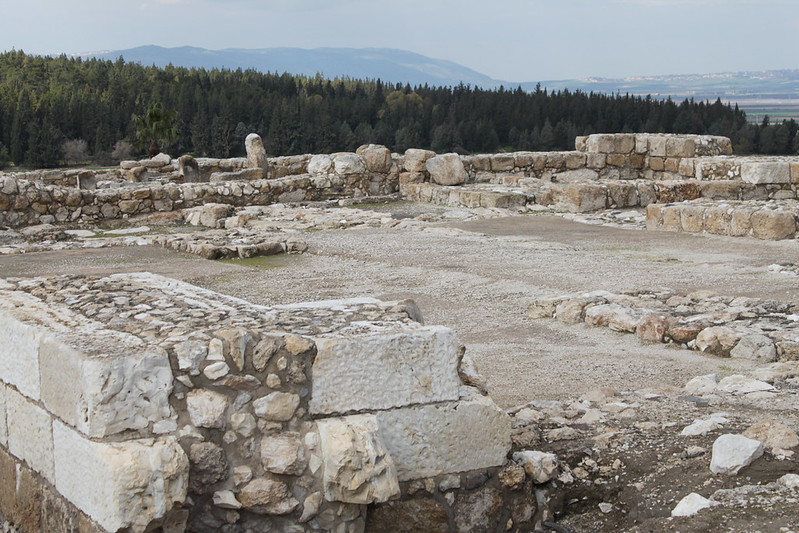 área palaciega de Megiddo