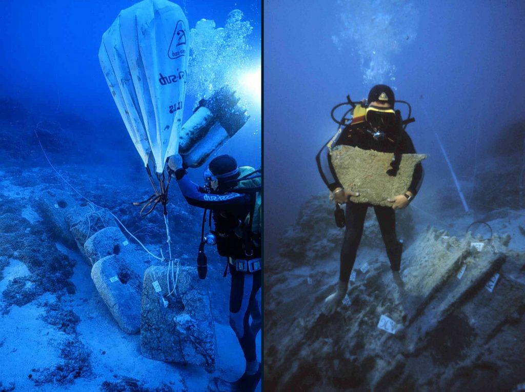 inmersiones submarinas en el Uluburun
