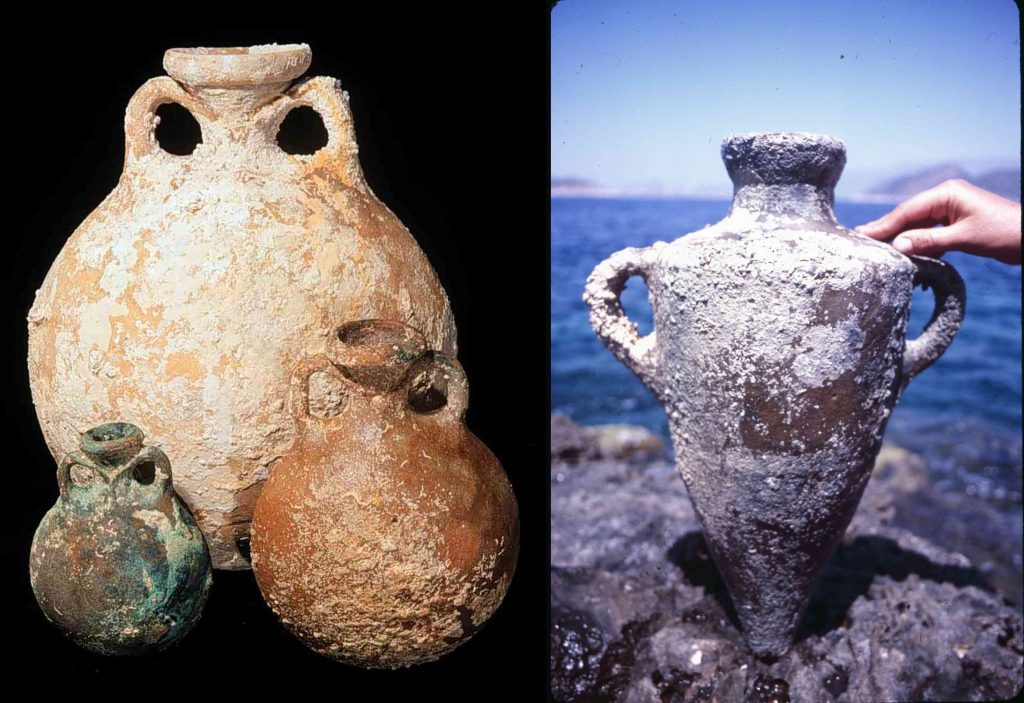 cerámicas cananeas halladas en el pecio Uluburun 