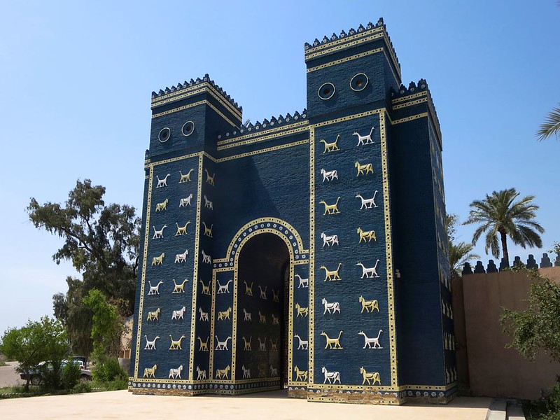 Puerta de Ishtar en Babilonia