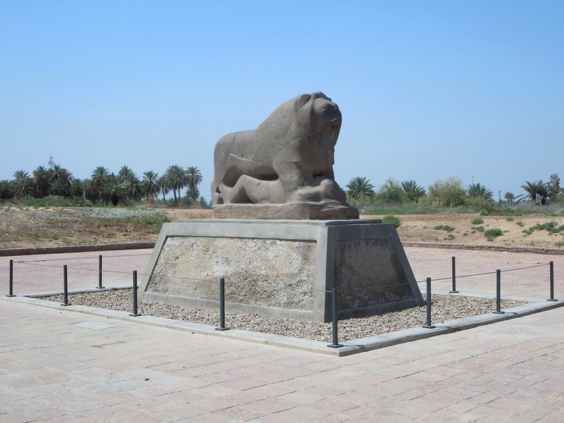 Escultura del león de Babilonia
