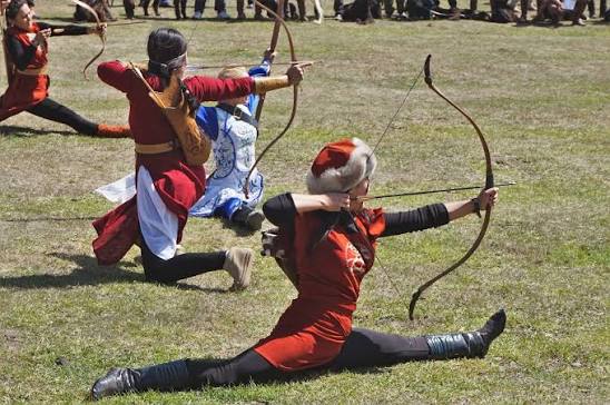 arqueras de los juegos mundiales nómadas