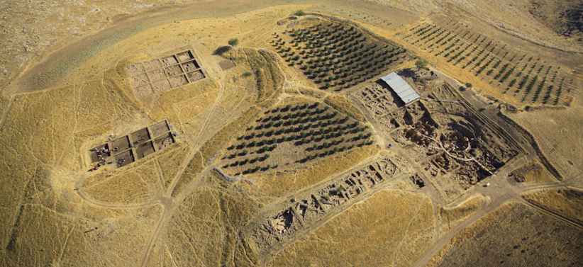 Vista aérea de Göbekli Tepe