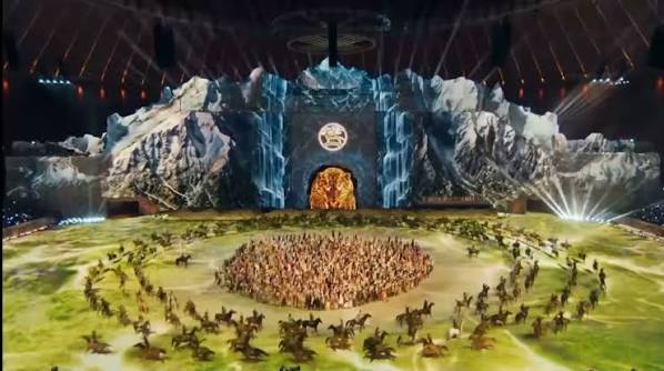 ceremonia de clausura de los Juegos Mundiales Nómadas