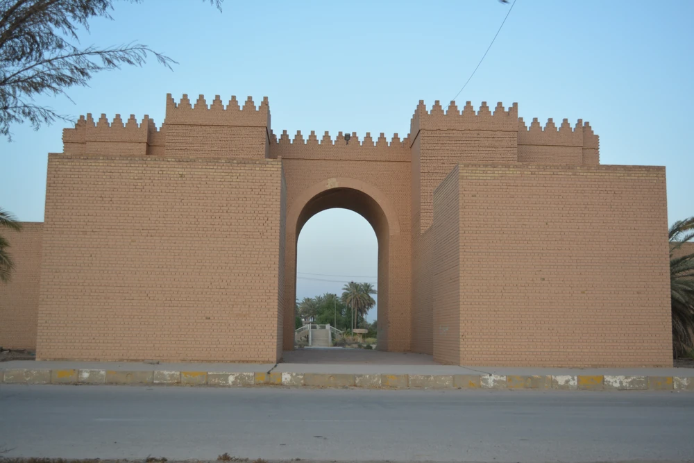 Puerta de Marduk en Babilonia
